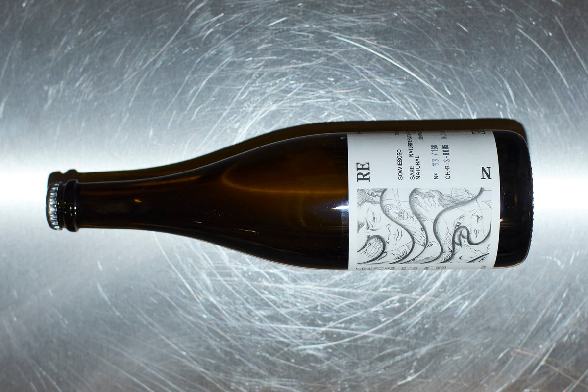 Sowiesoso Sparkling Sake bottle from Reigen Fermentation